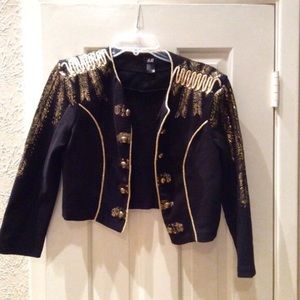 ‼️CCO‼️H&M Cropped Military Jacket