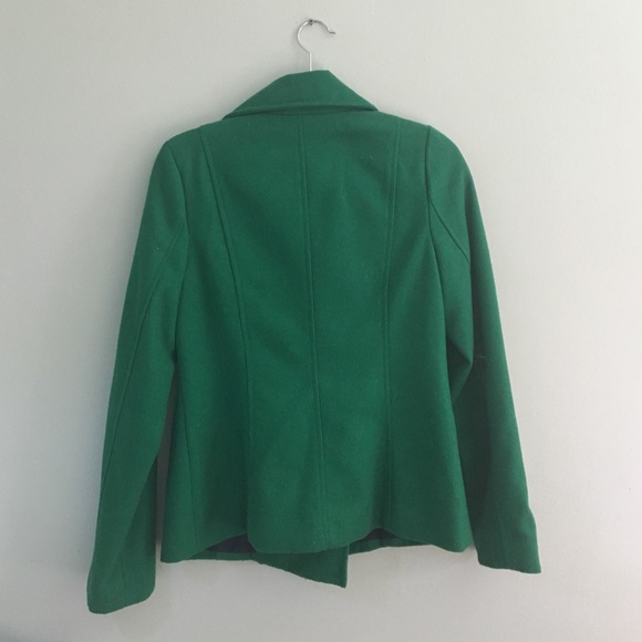 Small Green Old Navy Pea coat. - Picture 2 of 2