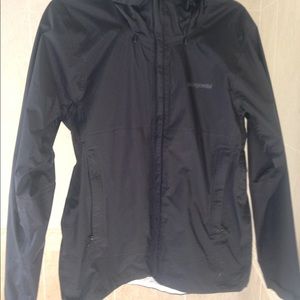 S Black Patagonia Rain Jacket. Worn once. $40 OBO