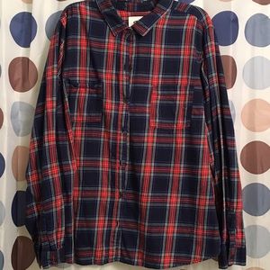 Old Navy Plaid Flannel Button-Down