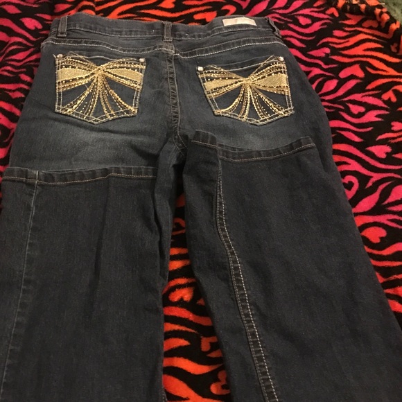Jeans With A Cute Design On The Back