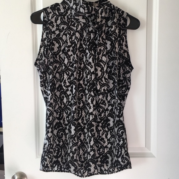 New York and Company- Mock neck sleeveless blouse