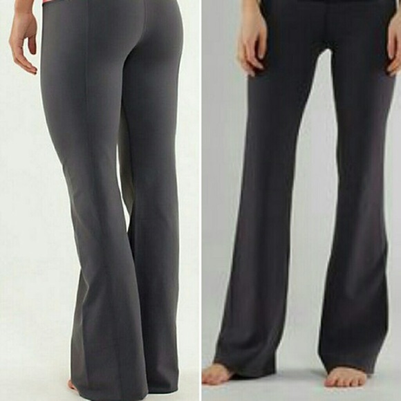 tight pants that flare out at the bottom