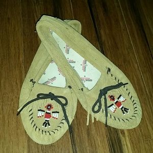 Minnetonka suede moccasins