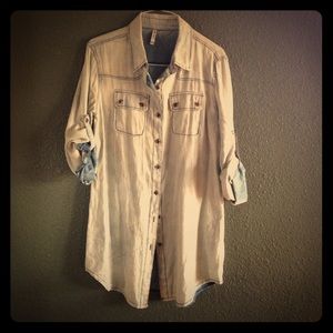 NWOT Stonewashed Denim Dress