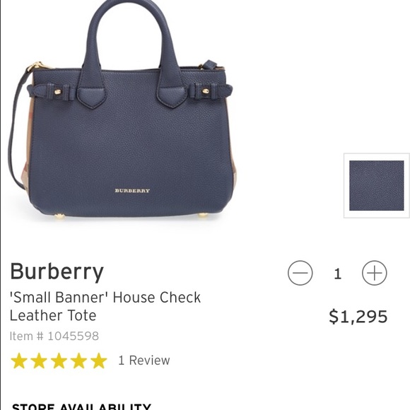 Burberry Small Banner