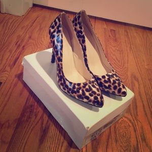 Leopard high heels