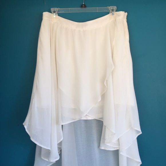 Lipsy Hi-low Chiffon Skirt