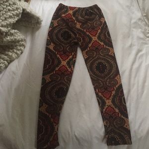 Brocade leggings, bought in Prague!