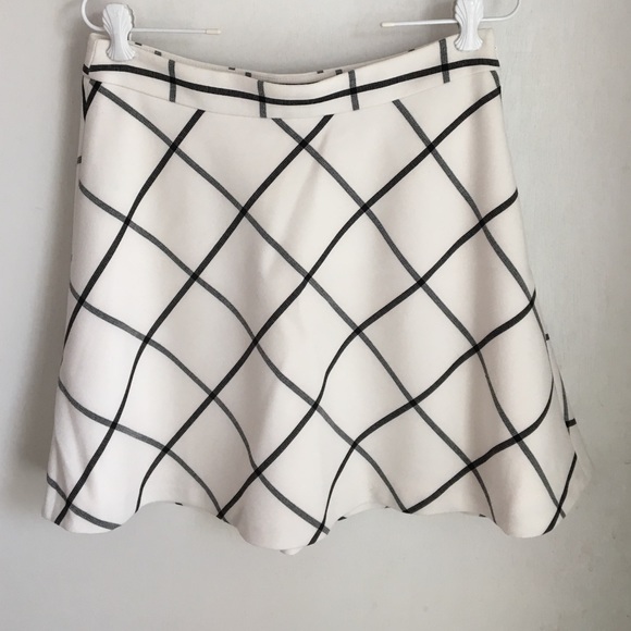 LOFT Black and White Loft Skirt (4)