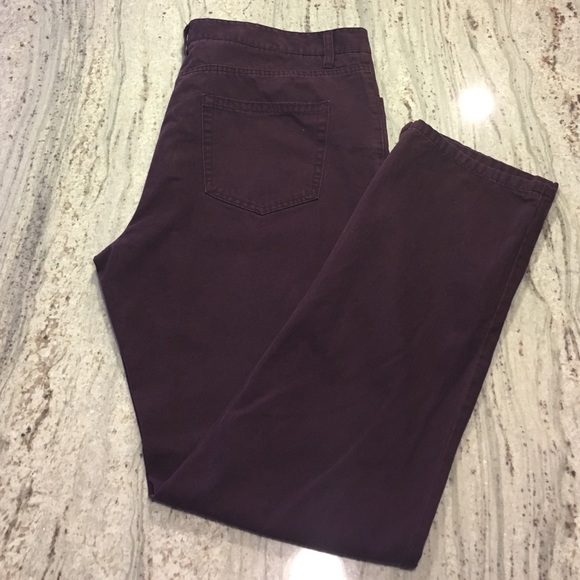 Nordstrom Other - Nordstrom brand 1901 chino style burgundy pants