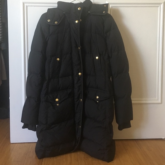 Jcrew long down winter jacket