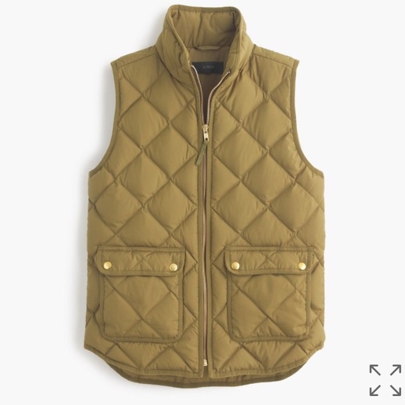 J. Crew Excursion Vest in Moss