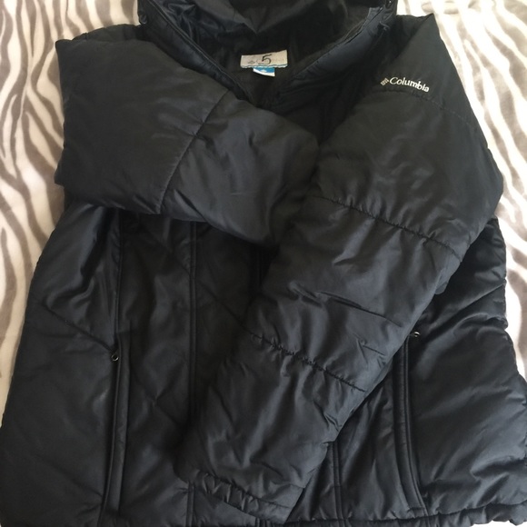 Black Columbia Poof Jacket