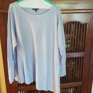 Baby blue, asymmetrical top, like new