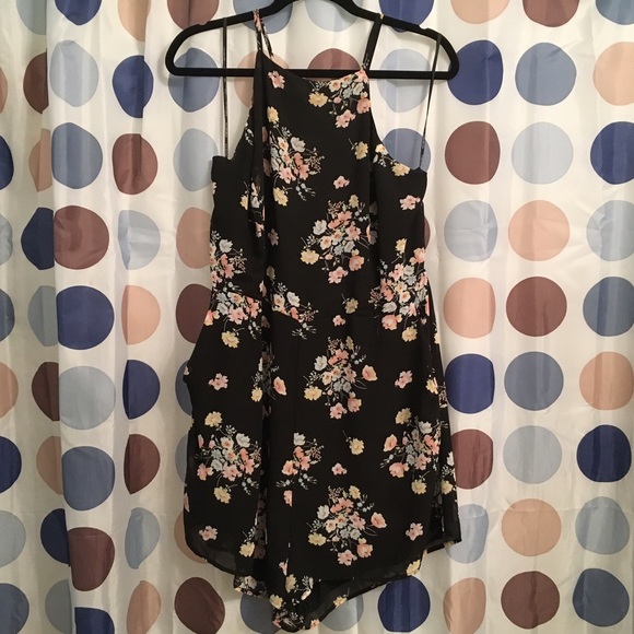 Forever 21 Floral Chiffon Romper - Picture 2 of 3