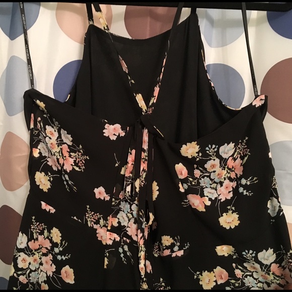 Forever 21 Floral Chiffon Romper - Picture 3 of 3