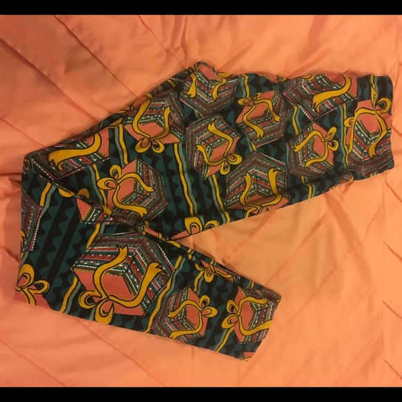 Lula Rue Christmas leggings OS