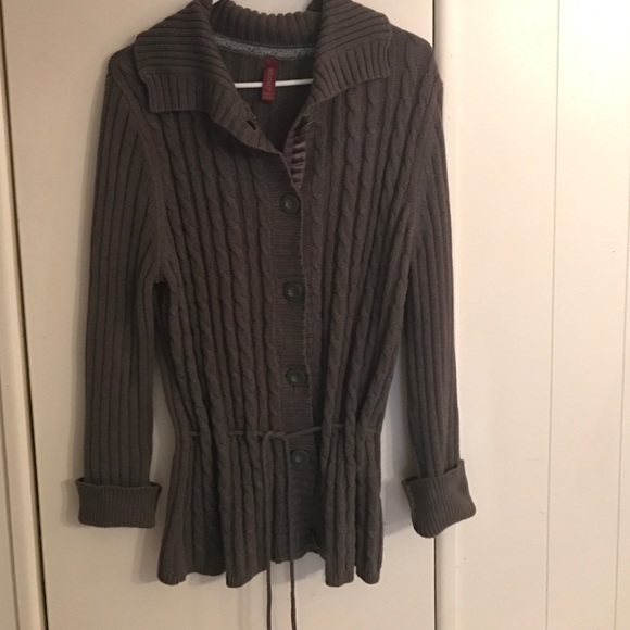 Button up cardigan sweater
