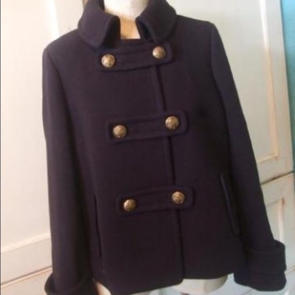NAVY Stadium-cloth Winnie jacket