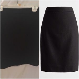 J crew factory double serge wool pencil skirt