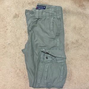 Green cargo pants
