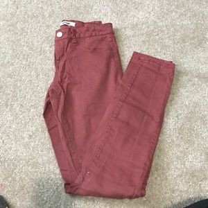 Refuge Red Skinny Jeans