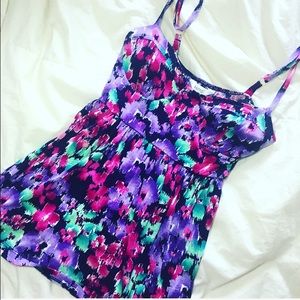 Floral tank top