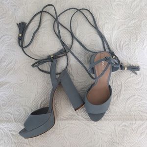 ALDO Lace-Up Platform Heels