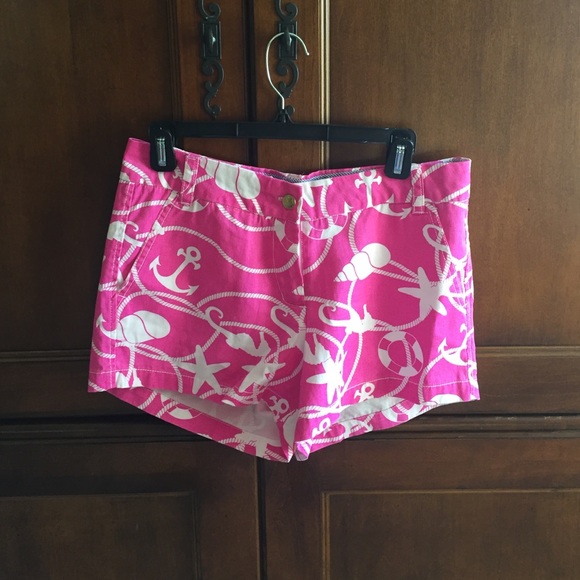 Pink nautical shorts - Picture 1 of 3