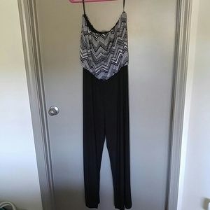 Strapless jumpsuit