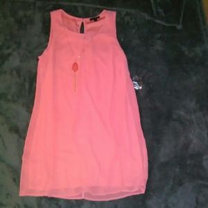 NWT Coral Slip dress