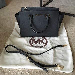 Michael Kors Large Selma Saffiano Leather Satchel