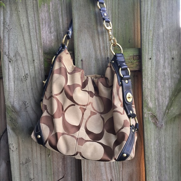 Coach Signature Hobo Bag