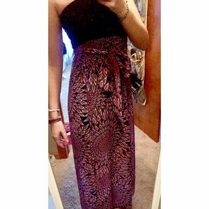 Strapless Maxi Dress