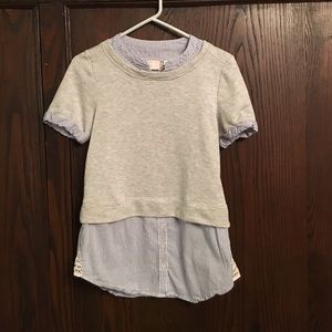 Illusion layered shirt