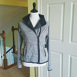 Hard Tail Black and White Workout Jacket