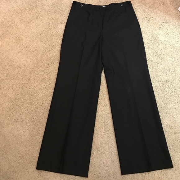 Talbots black wool dress Trousers