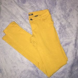 Gold Skinny Pants