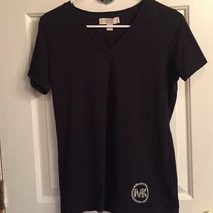Michael Kors Black V-Neck