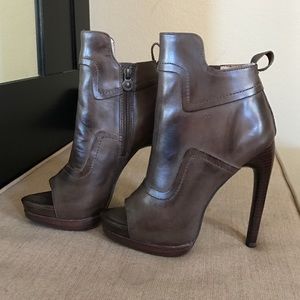 NEW Max Studio Leon Max Brown Booties (Never Worn)
