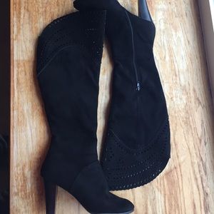 Knee high Suede boots!!!!