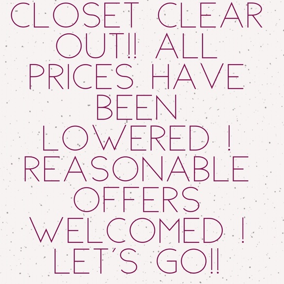 Closet clear out!!
