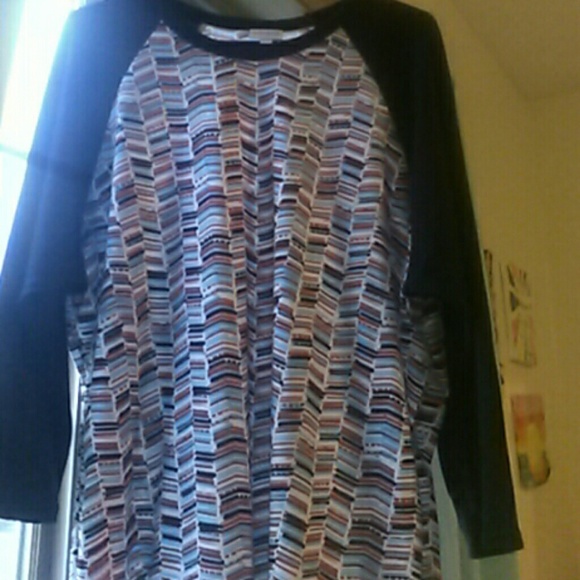 RARE Lularoe Super Soft Baseball Top