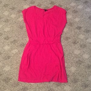Banana Republic - Hot Pink Tshirt Dress - Sz L