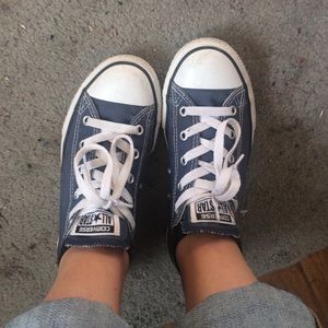 Navy Blue Converse