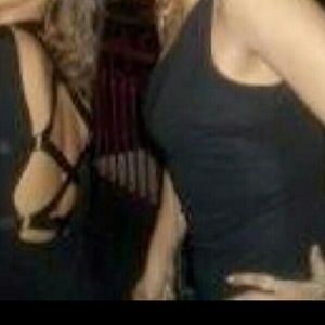 Criss cross  back Express shirt.