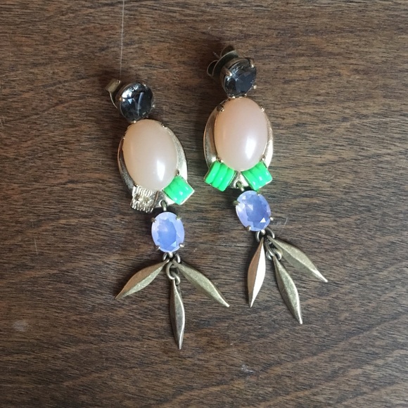 J. Crew Embellished Earrings - Picture 1 of 2