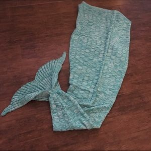 Mermaid tail blanket