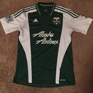Portland Timbers home soccer jersey